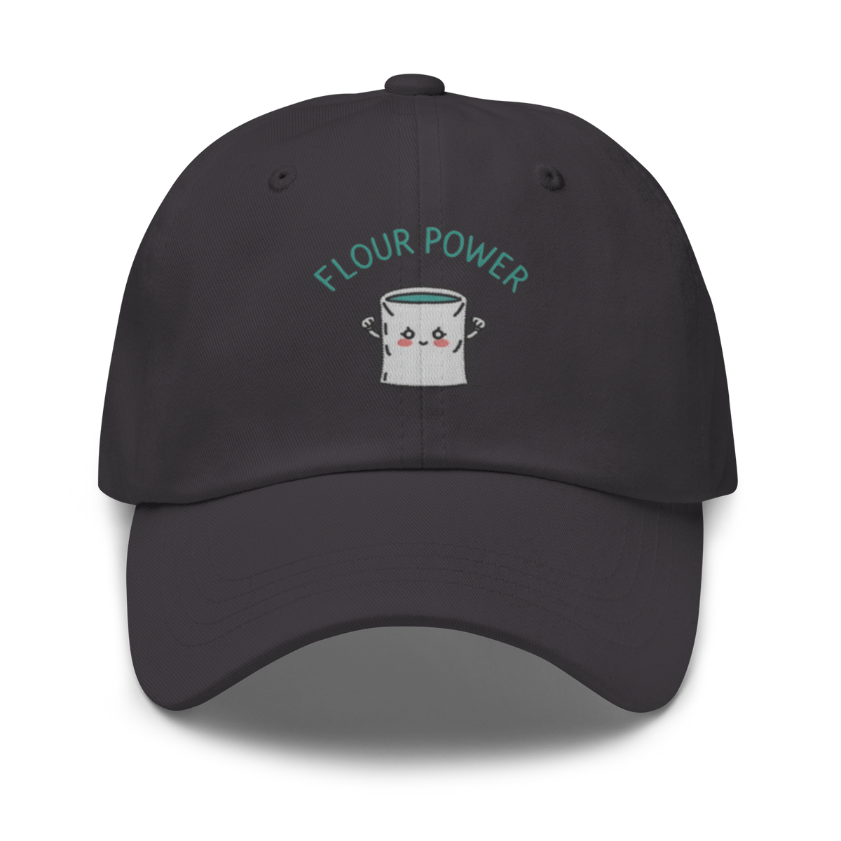 Flour Power V3 | Dad hat Dark Grey Apparel > Hats & Caps ZomaModa