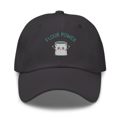 Flour Power V3 | Dad hat Dark Grey Apparel > Hats & Caps ZomaModa