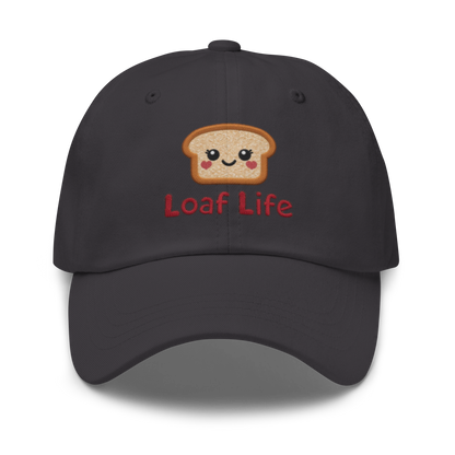 Bread Loaf Smiley V4 | Dad hat Dark Grey Apparel > Hats & Caps ZomaModa