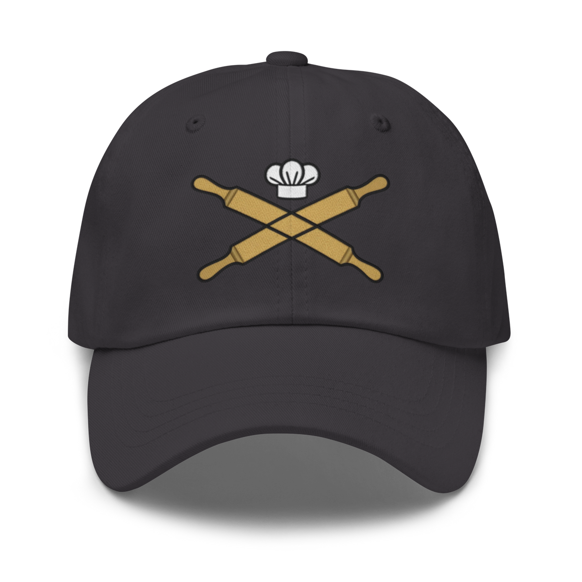 Rolling Pin Crossed V3 | Dad hat Dark Grey Apparel > Hats & Caps ZomaModa