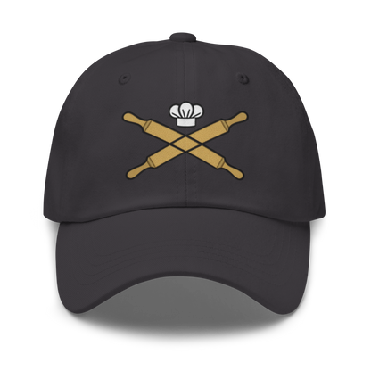 Rolling Pin Crossed V3 | Dad hat Dark Grey Apparel > Hats & Caps ZomaModa