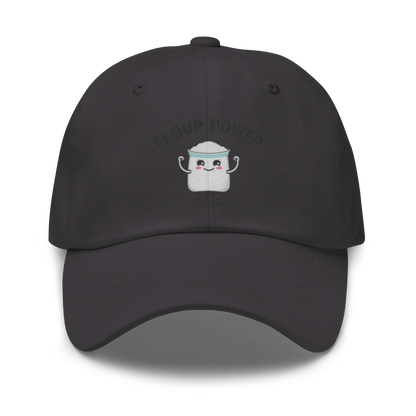 Flour Power V2 | Dad hat Dark Grey Apparel > Hats & Caps ZomaModa