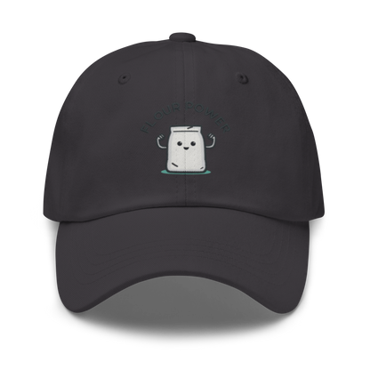 Flour Power V1 | Dad hat Dark Grey Apparel > Hats & Caps ZomaModa