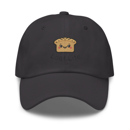 Bread Loaf Smiley V2 | Dad hat Dark Grey Apparel > Hats & Caps ZomaModa