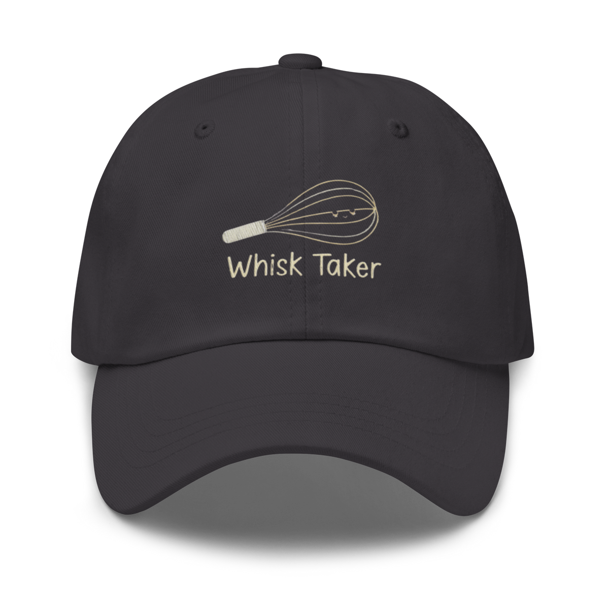 Whisk & Smile V3 | Dad hat Dark Grey Apparel > Hats & Caps ZomaModa