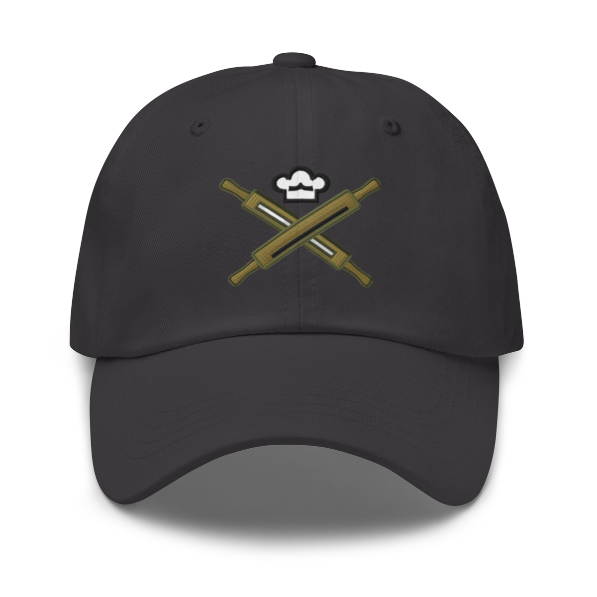 Rolling Pin Crossed V2 | Dad hat Dark Grey Apparel > Hats & Caps ZomaModa