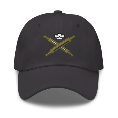 Rolling Pin Crossed V2 | Dad hat Dark Grey Apparel > Hats & Caps ZomaModa
