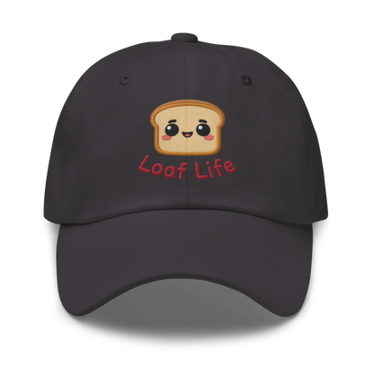 Bread Loaf Smiley V1 | Dad hat Dark Grey Apparel > Hats & Caps ZomaModa