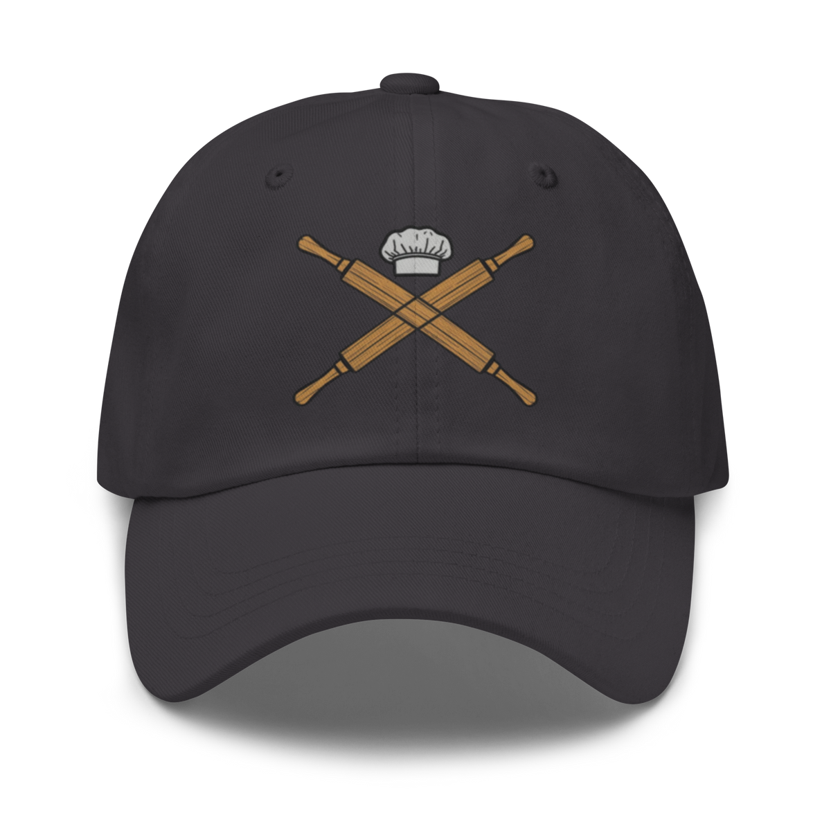 Rolling Pin Crossed V1 | Dad hat Dark Grey Apparel > Hats & Caps ZomaModa
