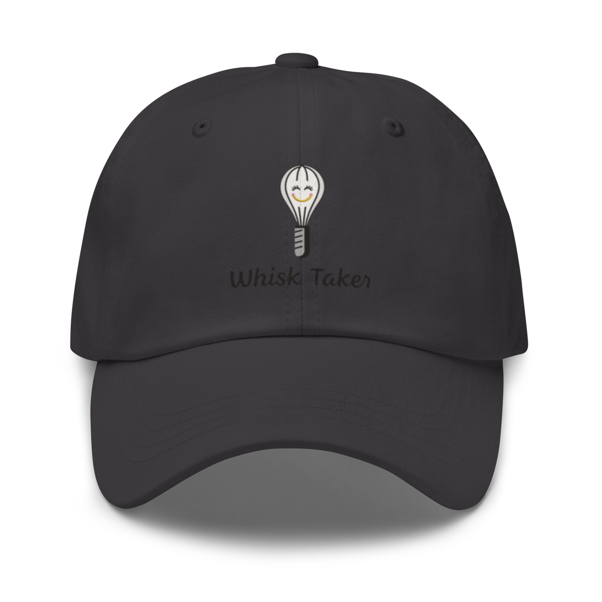 Whisk & Smile V1 | Dad hat Dark Grey Apparel > Hats & Caps ZomaModa