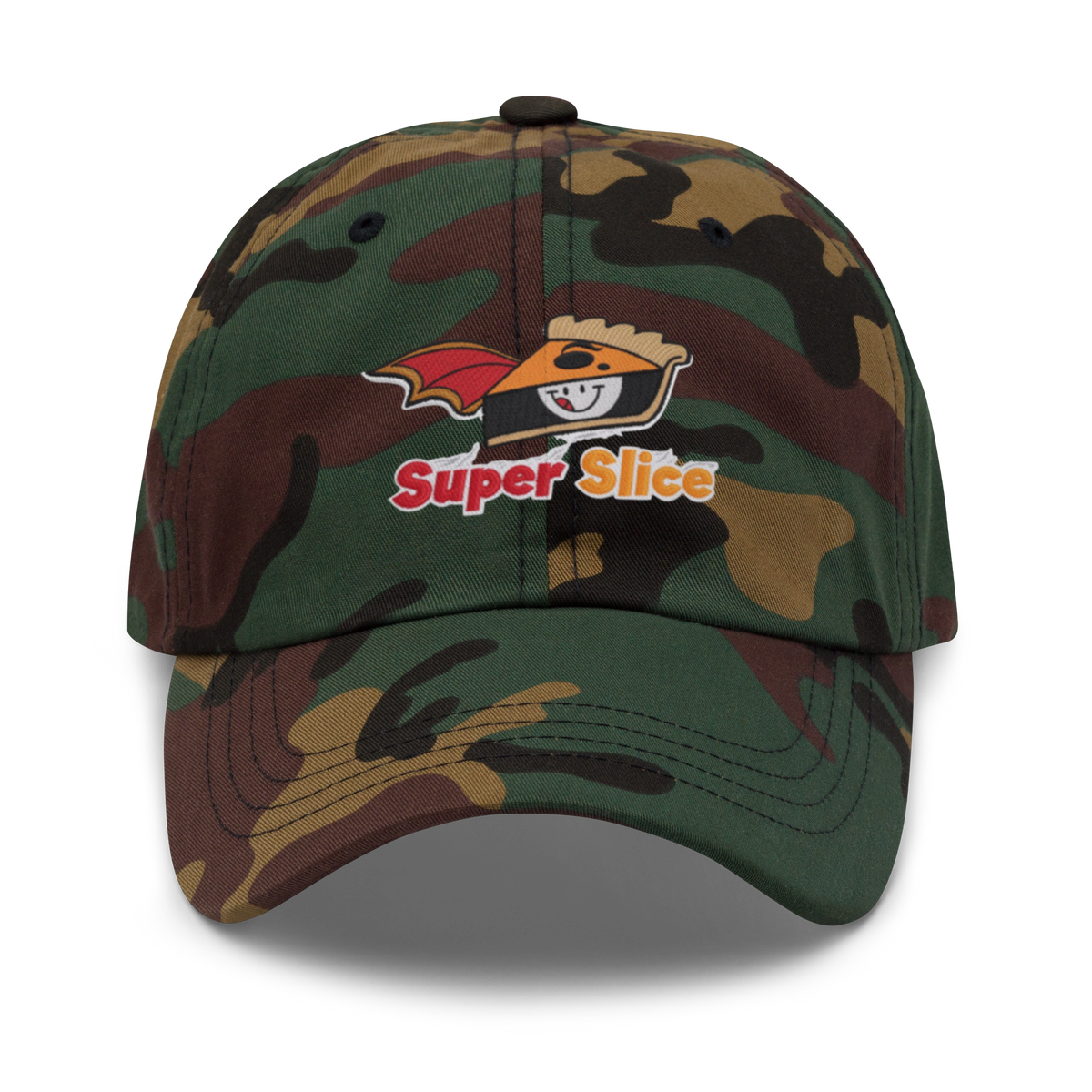 Pie Slice Hero V4 | Dad hat Green Camo Apparel > Hats & Caps ZomaModa