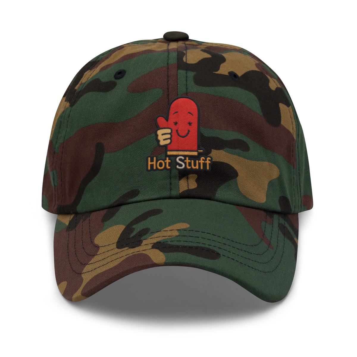 Cute Oven Mitt V3 | Dad hat Green Camo Apparel > Hats & Caps ZomaModa