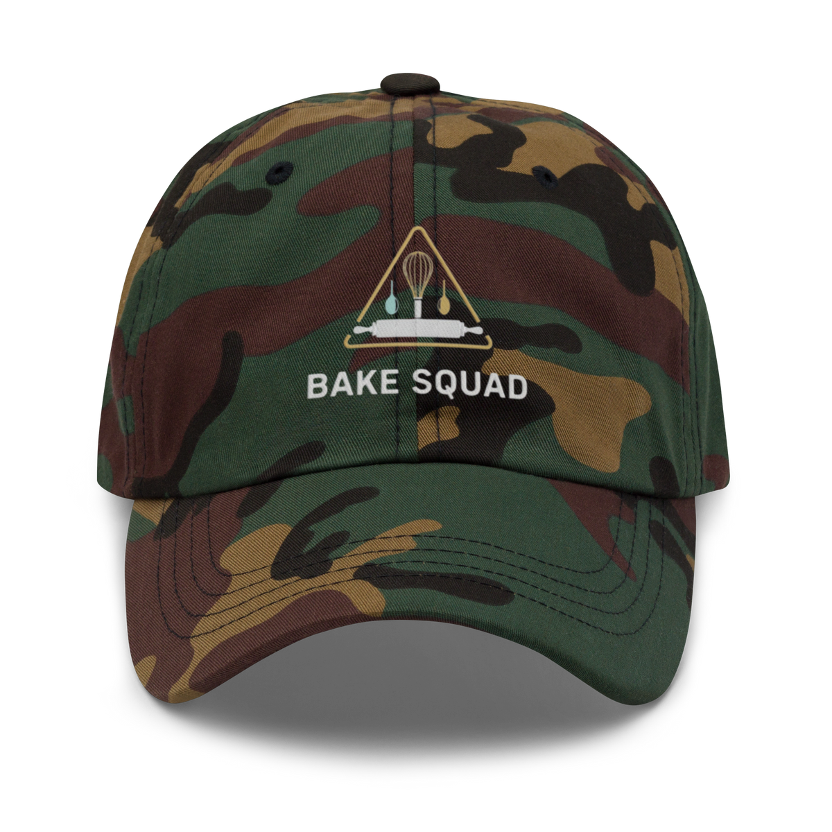 Bake Squad V3 | Dad hat Green Camo Apparel > Hats & Caps ZomaModa