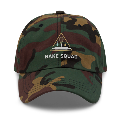 Bake Squad V3 | Dad hat Green Camo Apparel > Hats & Caps ZomaModa