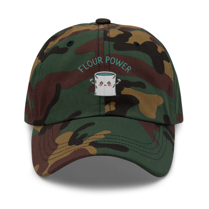 Flour Power V3 | Dad hat Green Camo Apparel > Hats & Caps ZomaModa