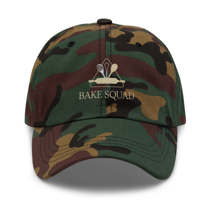 Bake Squad V2 | Dad hat Green Camo Apparel > Hats & Caps ZomaModa