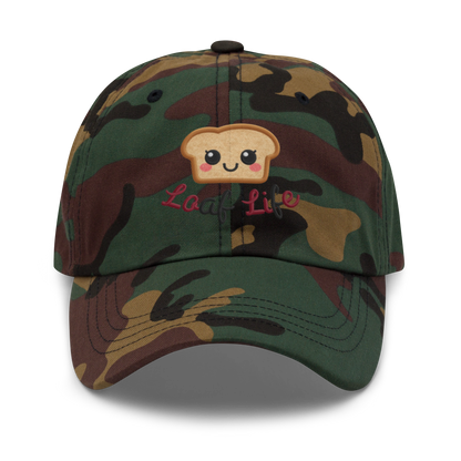 Bread Loaf Smiley V3 | Dad hat Green Camo Apparel > Hats & Caps ZomaModa