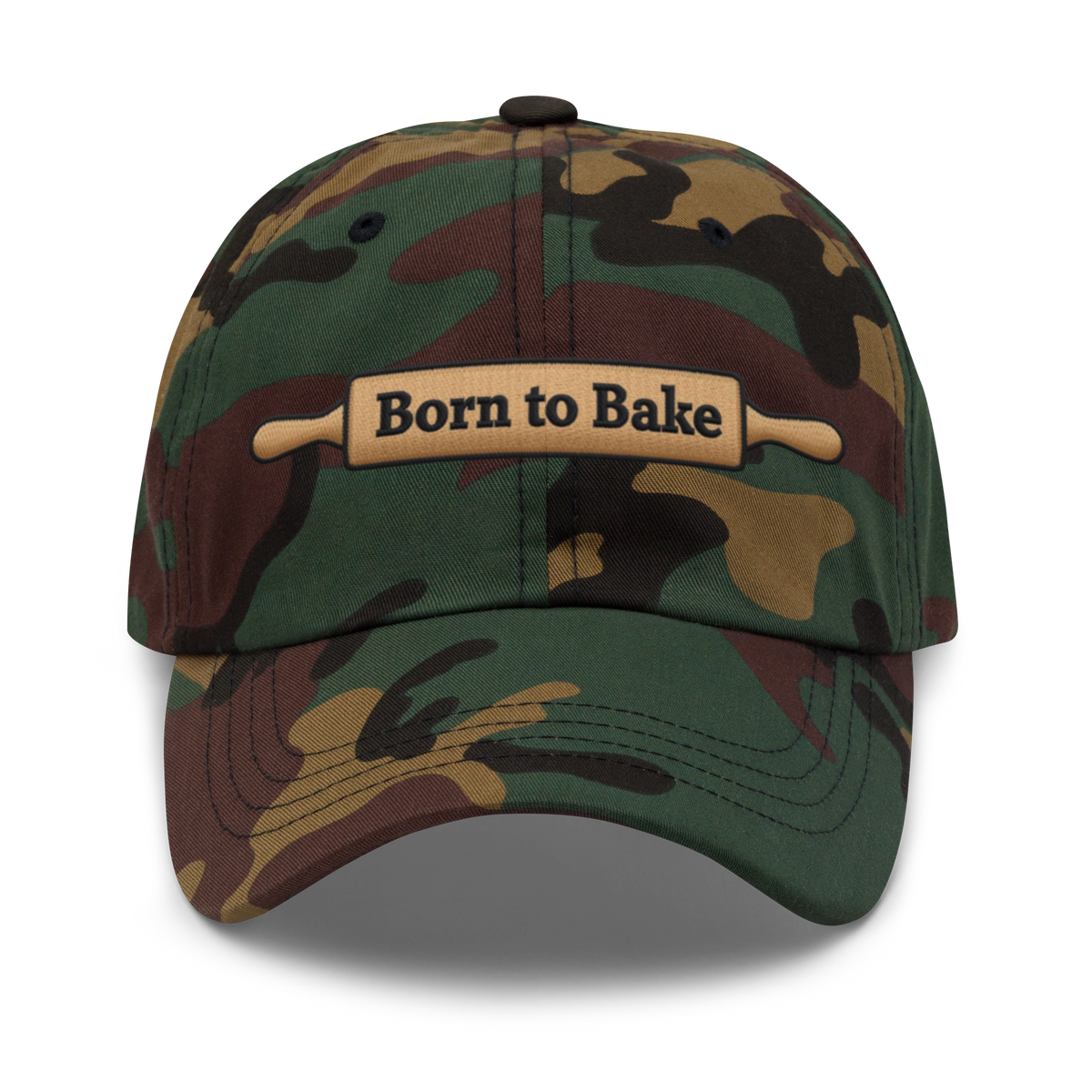 Rolling Pin V2 | Dad hat Green Camo Apparel > Hats & Caps ZomaModa