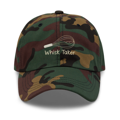 Whisk & Smile V3 | Dad hat Green Camo Apparel > Hats & Caps ZomaModa