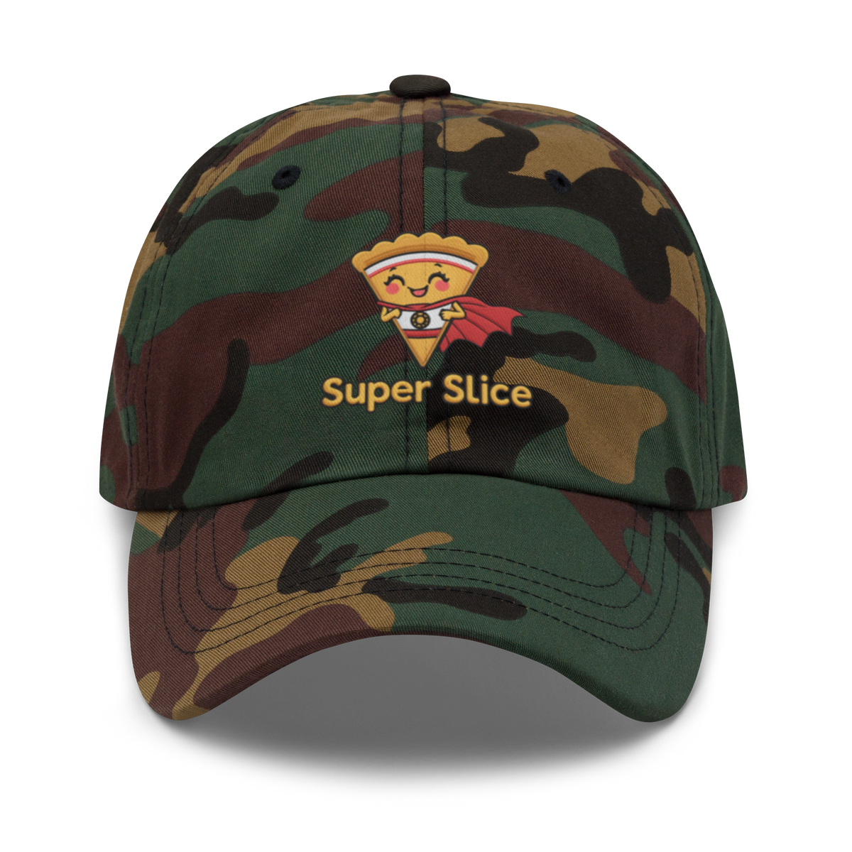 Pie Slice Hero V1 | Dad hat Green Camo Apparel > Hats & Caps ZomaModa