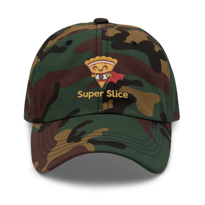 Pie Slice Hero V1 | Dad hat Green Camo Apparel > Hats & Caps ZomaModa