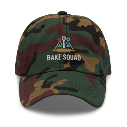 Bake Squad V1 | Dad hat Green Camo Apparel > Hats & Caps ZomaModa