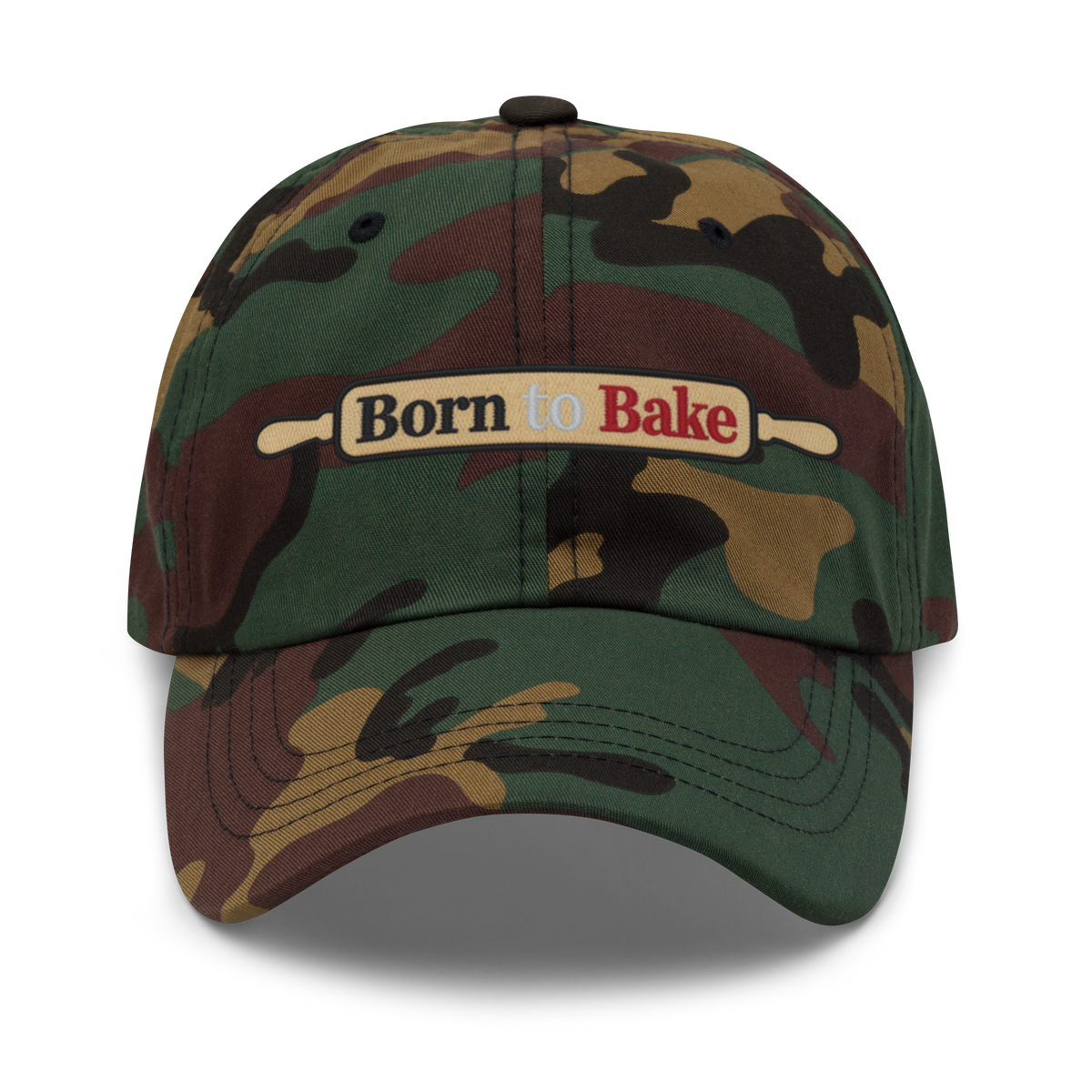 Rolling Pin V1 | Dad hat Green Camo Apparel > Hats & Caps ZomaModa