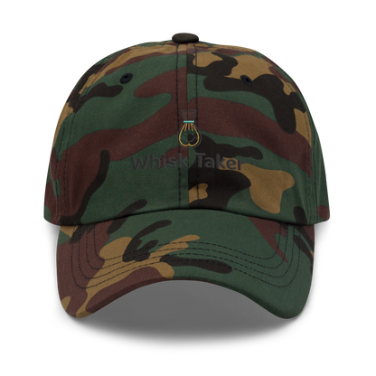 Whisk & Smile V2 | Dad hat Green Camo Apparel > Hats & Caps ZomaModa