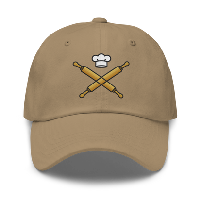 Rolling Pin Crossed V4 | Dad hat Khaki Apparel > Hats & Caps ZomaModa