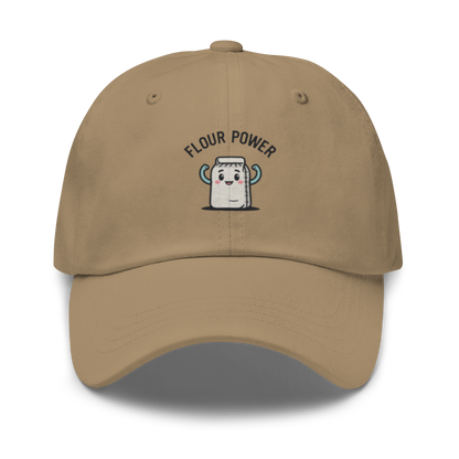 Flour Power V4 | Dad hat Khaki Apparel > Hats & Caps ZomaModa