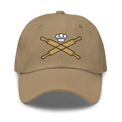 Rolling Pin Crossed V3 | Dad hat Khaki Apparel > Hats & Caps ZomaModa