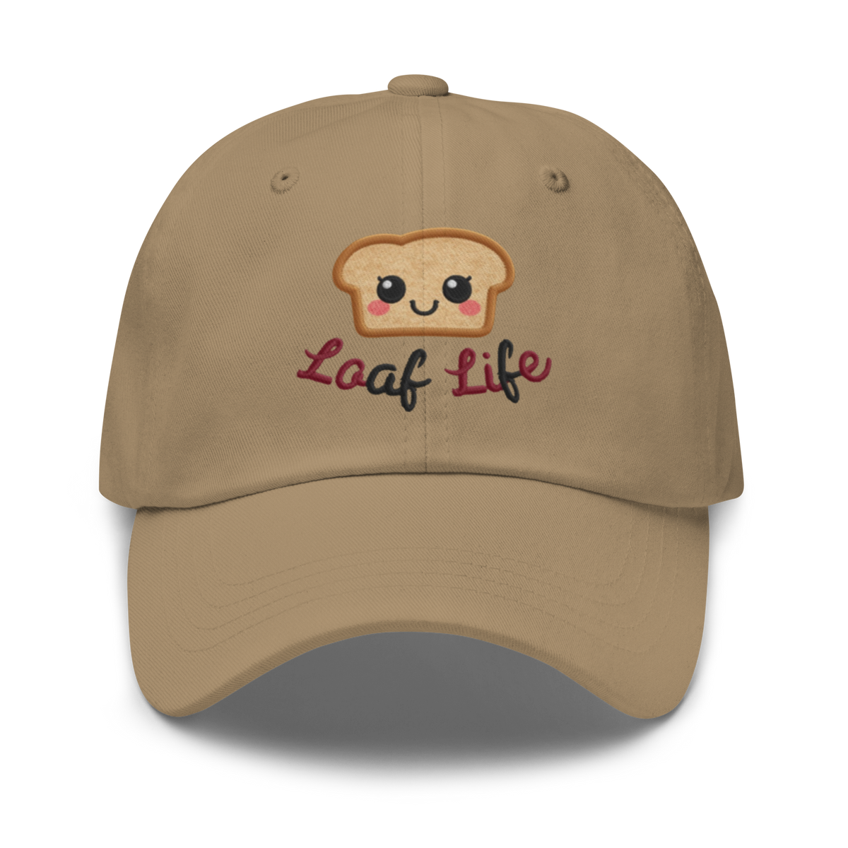 Bread Loaf Smiley V3 | Dad hat Khaki Apparel > Hats & Caps ZomaModa