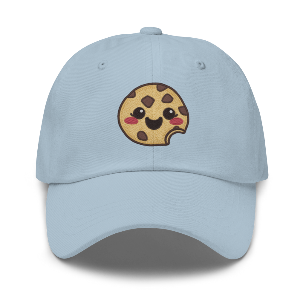 Cookie Face V4 | Dad hat Light Blue EMBROIDERY ZomaModa