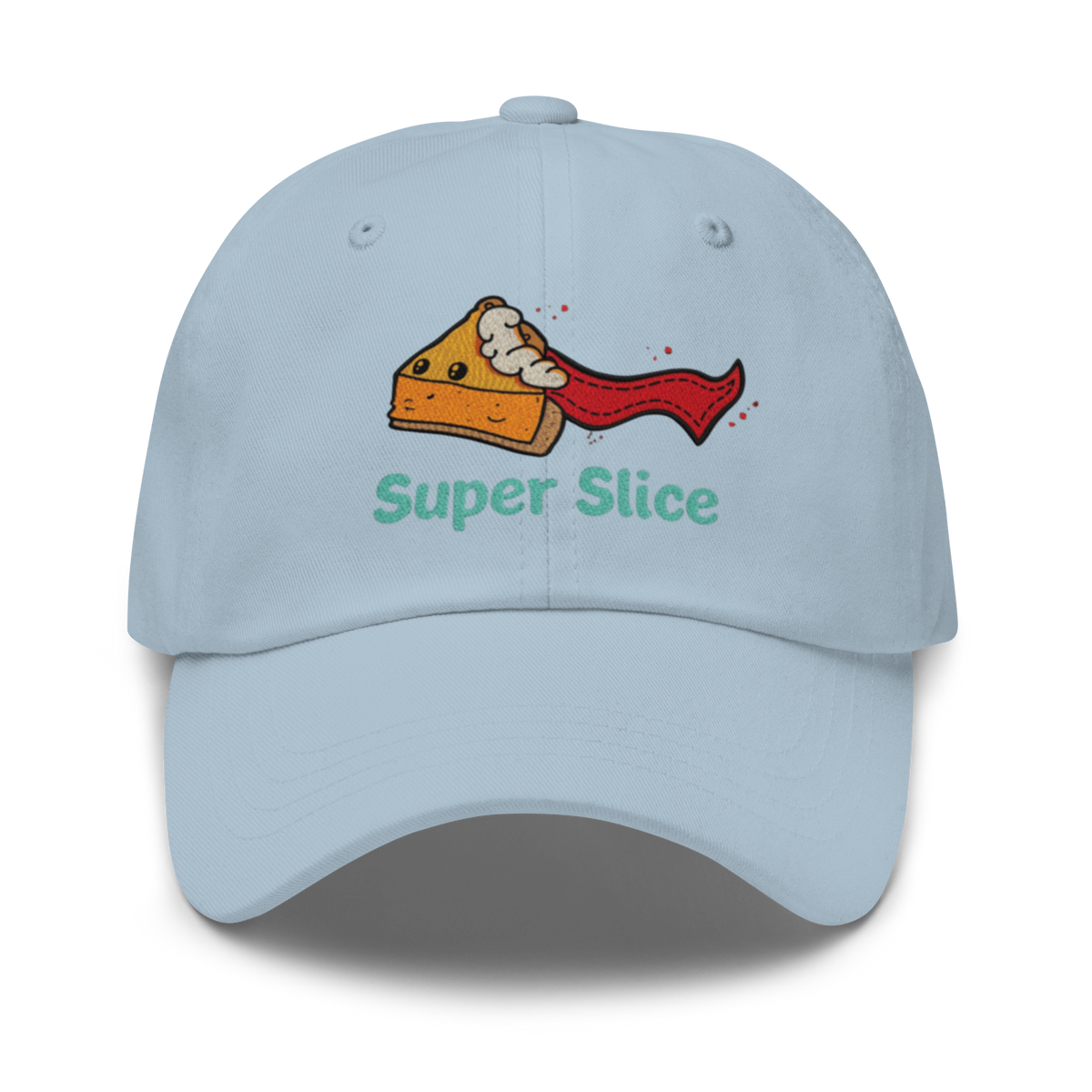 Pie Slice Hero V3 | Dad hat Light Blue Apparel > Hats & Caps ZomaModa
