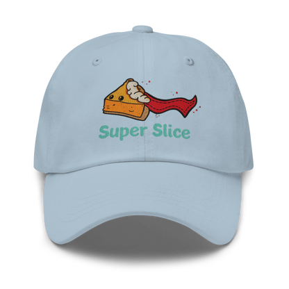 Pie Slice Hero V3 | Dad hat Light Blue Apparel > Hats & Caps ZomaModa