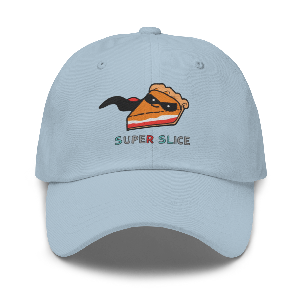 Pie Slice Hero V2 | Dad hat Light Blue Apparel > Hats & Caps ZomaModa