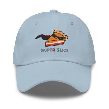Pie Slice Hero V2 | Dad hat Light Blue Apparel > Hats & Caps ZomaModa