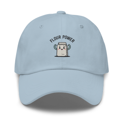Flour Power V4 | Dad hat Light Blue Apparel > Hats & Caps ZomaModa