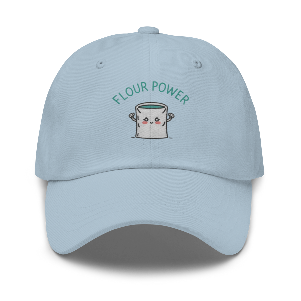 Flour Power V3 | Dad hat Light Blue Apparel > Hats & Caps ZomaModa