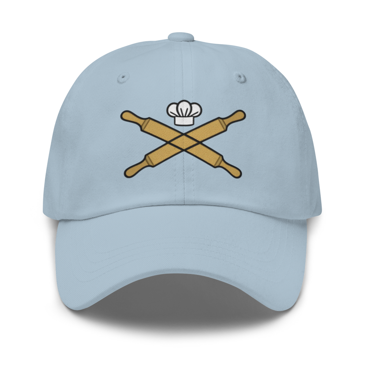Rolling Pin Crossed V3 | Dad hat Light Blue Apparel > Hats & Caps ZomaModa