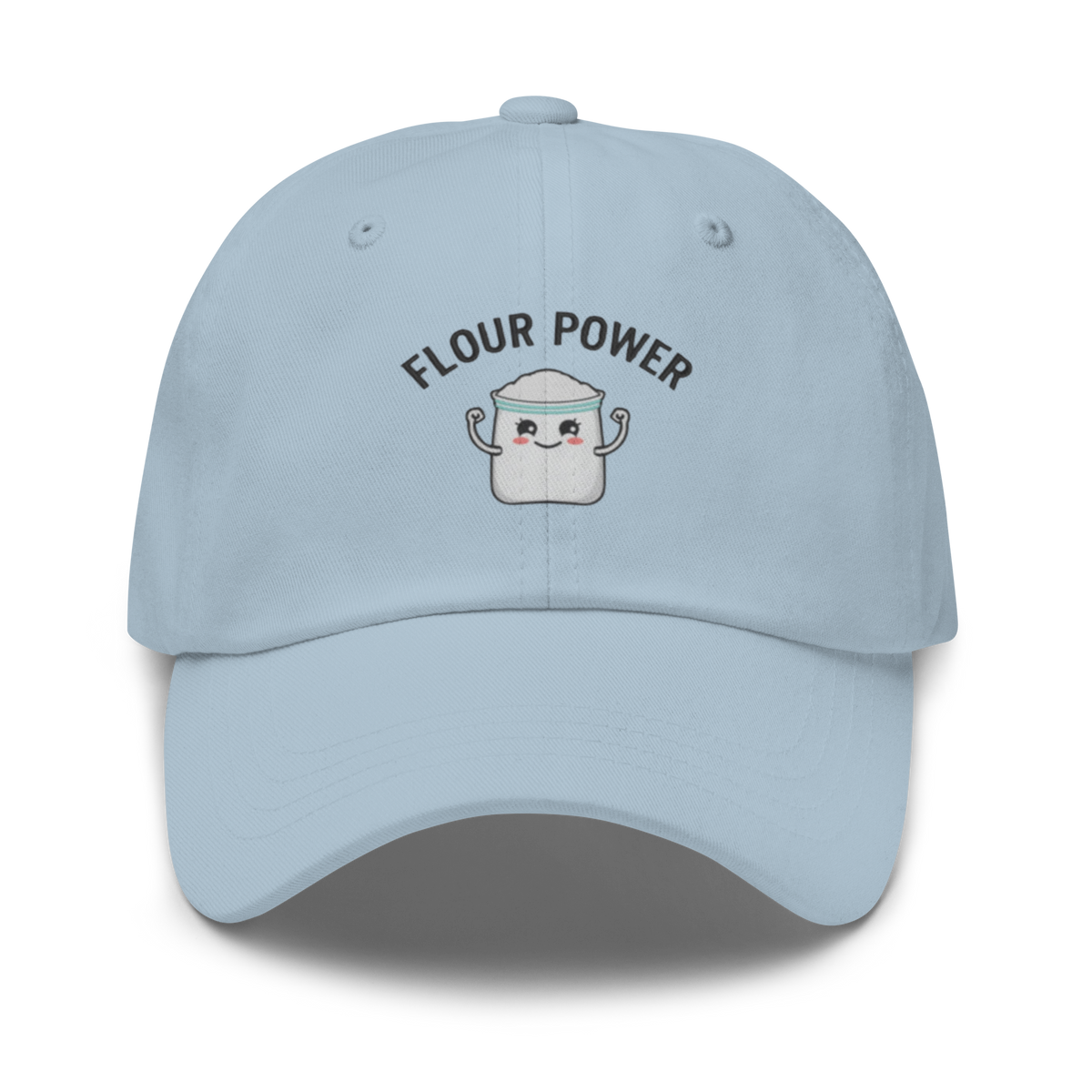 Flour Power V2 | Dad hat Light Blue Apparel > Hats & Caps ZomaModa