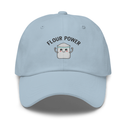 Flour Power V2 | Dad hat Light Blue Apparel > Hats & Caps ZomaModa