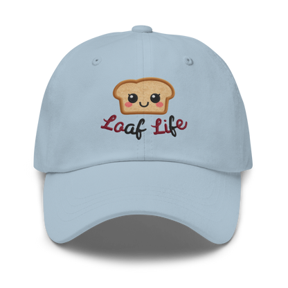 Bread Loaf Smiley V3 | Dad hat Light Blue Apparel > Hats & Caps ZomaModa