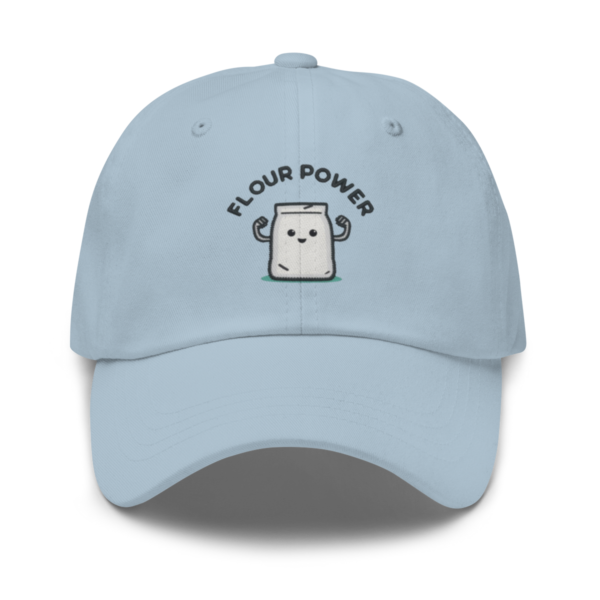 Flour Power V1 | Dad hat Light Blue Apparel > Hats & Caps ZomaModa