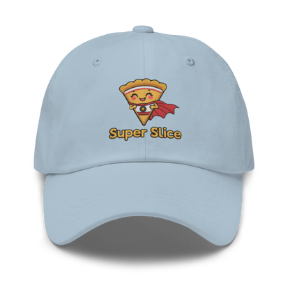 Pie Slice Hero V1 | Dad hat Light Blue Apparel > Hats & Caps ZomaModa