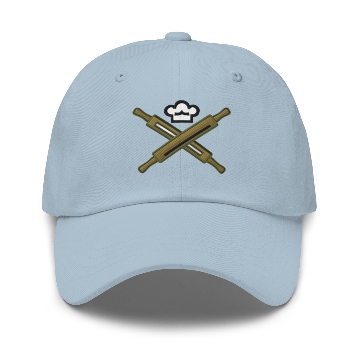 Rolling Pin Crossed V2 | Dad hat Light Blue Apparel > Hats & Caps ZomaModa