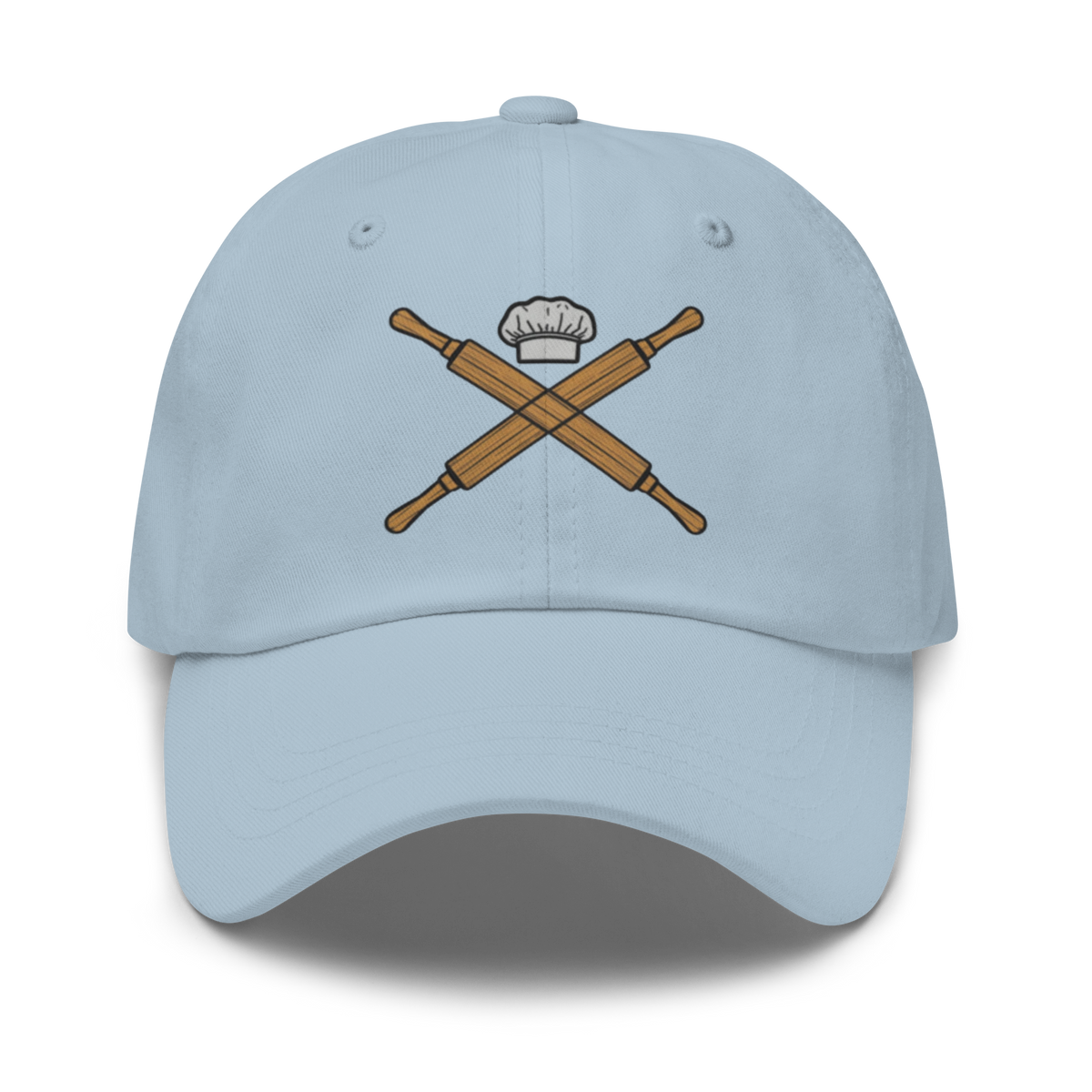 Rolling Pin Crossed V1 | Dad hat Light Blue Apparel > Hats & Caps ZomaModa