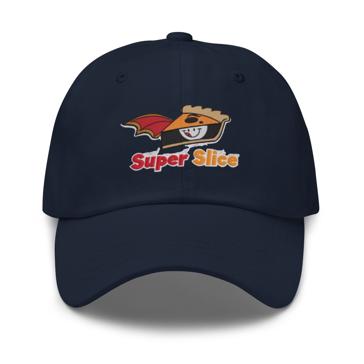 Pie Slice Hero V4 | Dad hat Navy Apparel > Hats & Caps ZomaModa