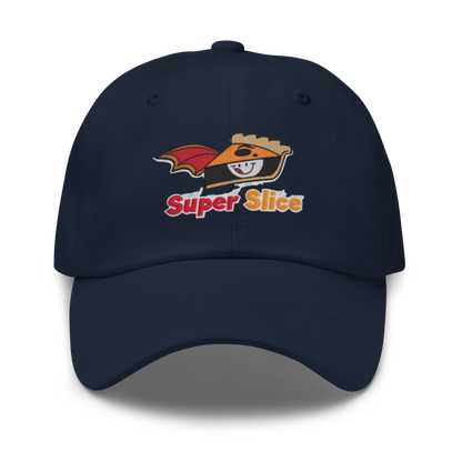 Pie Slice Hero V4 | Dad hat Navy Apparel > Hats & Caps ZomaModa