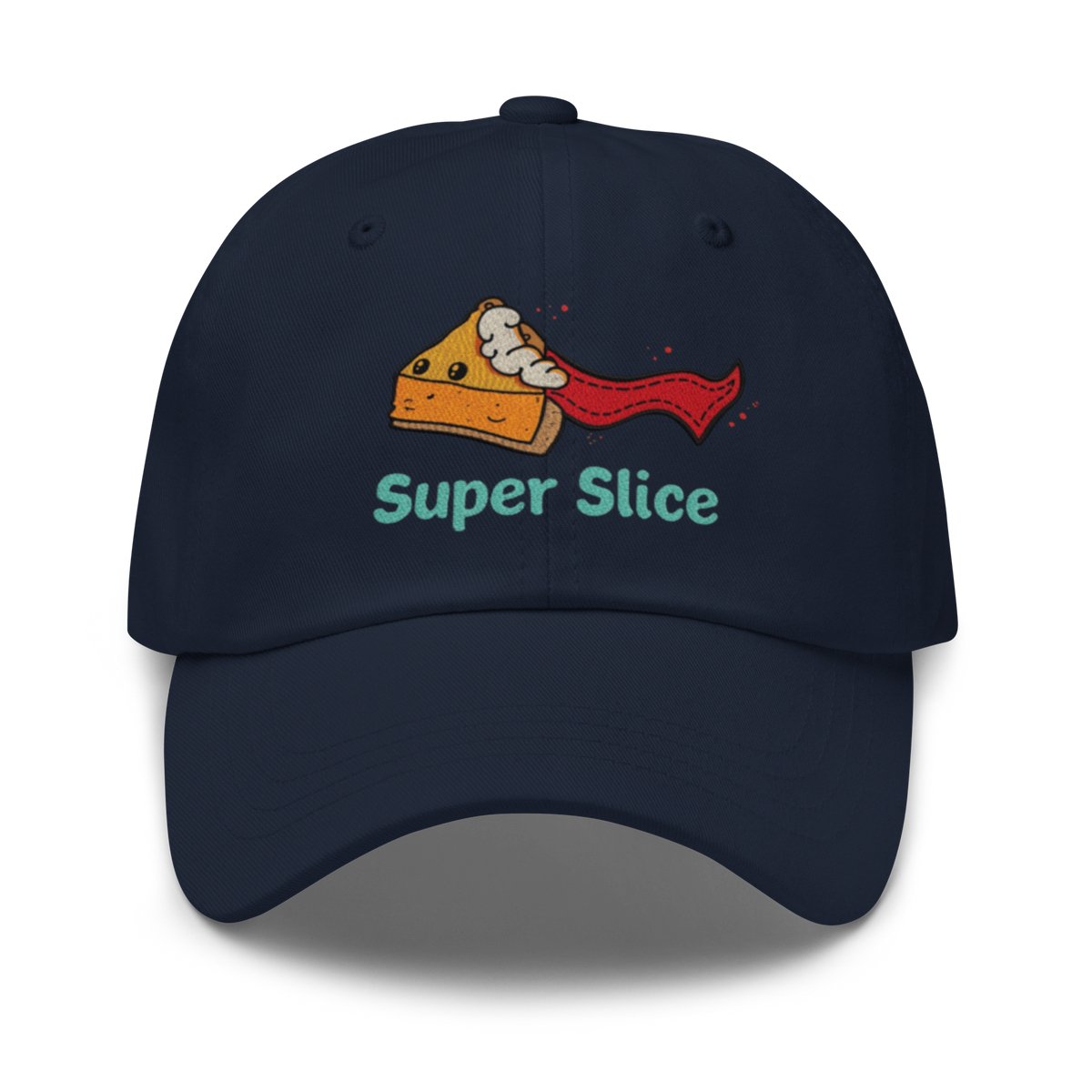 Pie Slice Hero V3 | Dad hat Navy Apparel > Hats & Caps ZomaModa